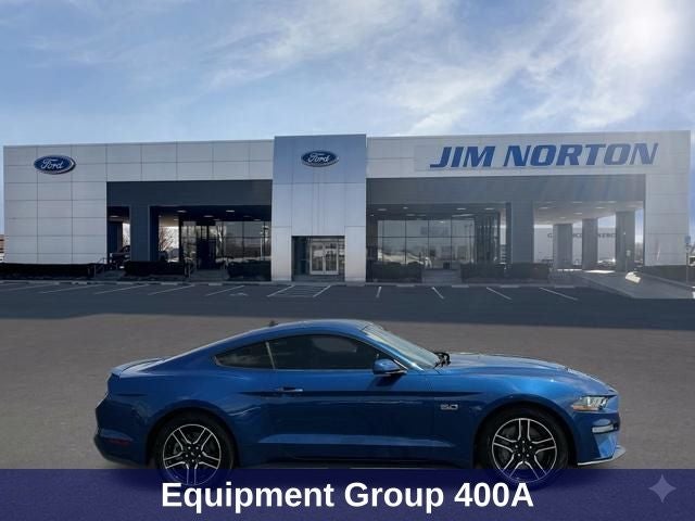 2022 Ford Mustang — rear three-quarter view