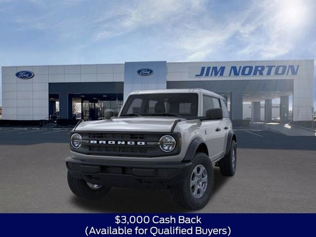 2026 Ford Bronco Big Bend in Avalanche — front three-quarter view