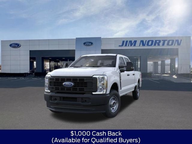 2026 Ford F-250SD XL in Oxford White — front three-quarter view
