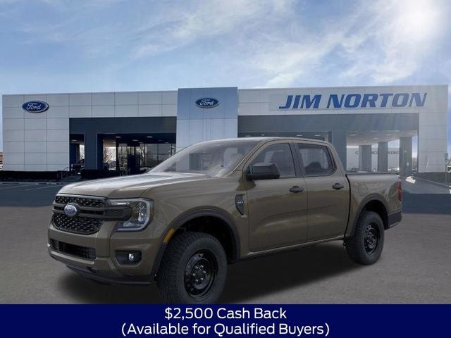 2026 Ford Ranger XL in Gray — front three-quarter view