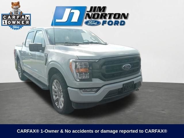 2023 Ford F-150 XLT in Avalanche — front three-quarter view