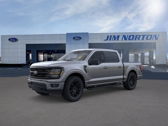 2026 Ford F-150 XLT in Gray Metallic — front three-quarter view