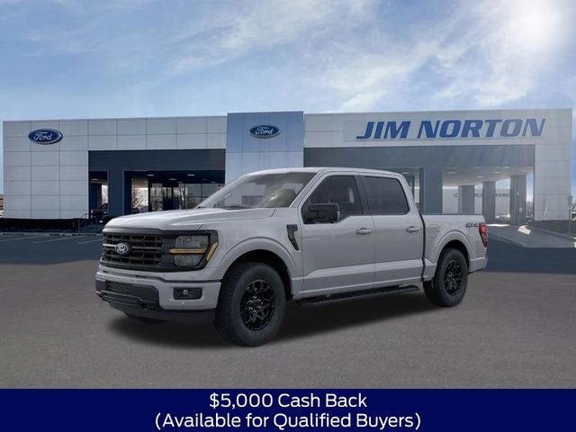 2026 Ford F-150 XLT in Avalanche — front three-quarter view