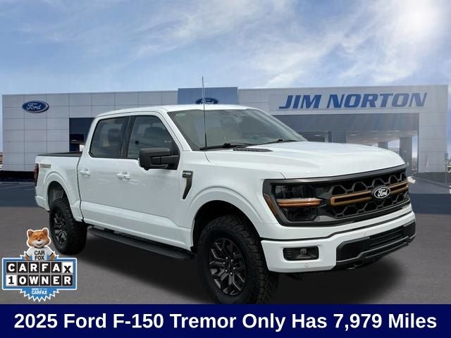 2025 Ford F-150 Tremor in Oxford White — front three-quarter view