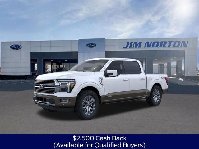 2026 Ford F-150 King Ranch in Brown — front three-quarter view