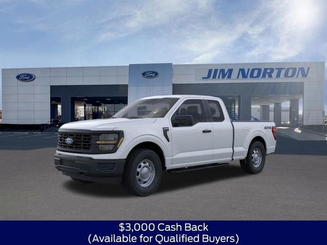 2026 Ford F-150 XL in Oxford White — front three-quarter view