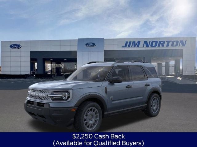 2026 Ford Bronco Sport Big Bend in Azure Gray Metallic — front three-quarter view