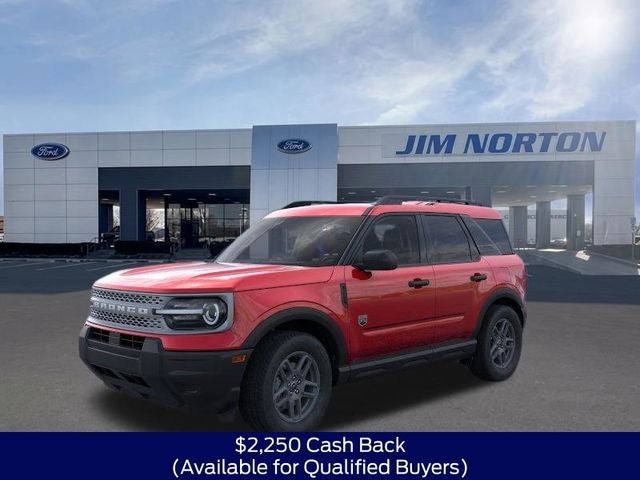 2026 Ford Bronco Sport Big Bend in Ruby Red Metallic — front three-quarter view