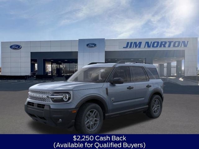 2026 Ford Bronco Sport Big Bend in Azure Gray Metallic — front three-quarter view