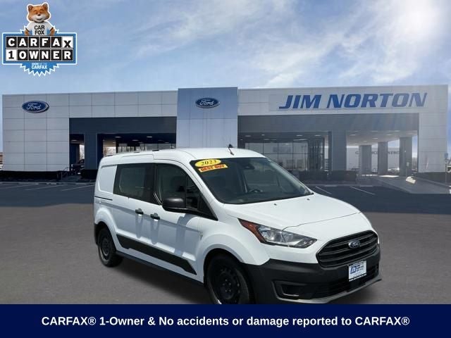 2023 Ford Transit Connect XL in Frozen White — front three-quarter view